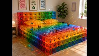 Which Dream Bed Would You Choose?🌈🦋  🛏️  Oddly Satisfying AI ASMR Beds