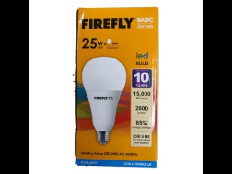25W LED E27 Bulb 220V Daylight ( Firefly) EBI125DL,