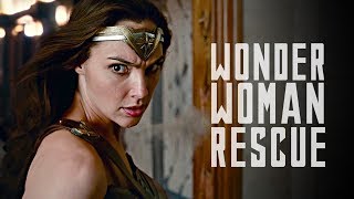 JUSTICE LEAGUE - Wonder Woman Rescue Scene (HD) 2017