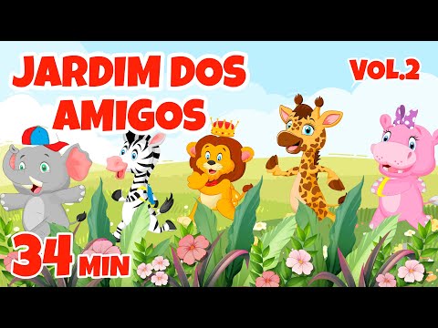 Jardim dos amigos Vol.2 - Giramille 34 min | Desenho Animado Musical