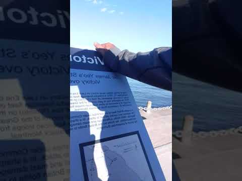 sir james Yeo's victory at Burlington bay in the york harbour near Burlington ontario canada