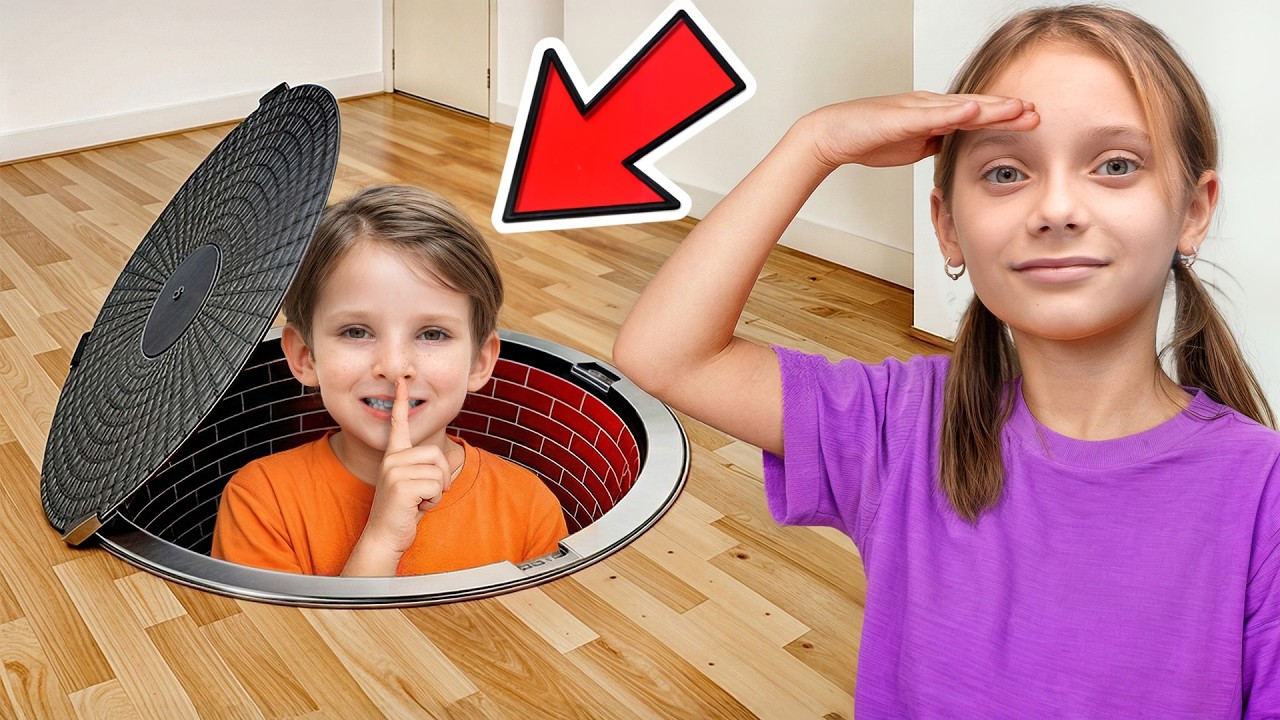 Lava Basement Quest: Alex and Eva Search for the Lucky Ball