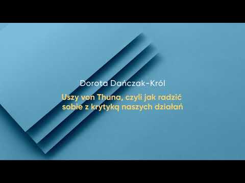 Dorota Dańczak-Król o uszach von Thuna