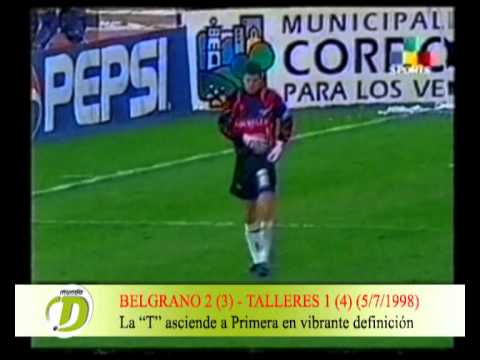 Belgrano 2 - Talleres 1 (1998) Definición por penales / Archivos de Gustavo
