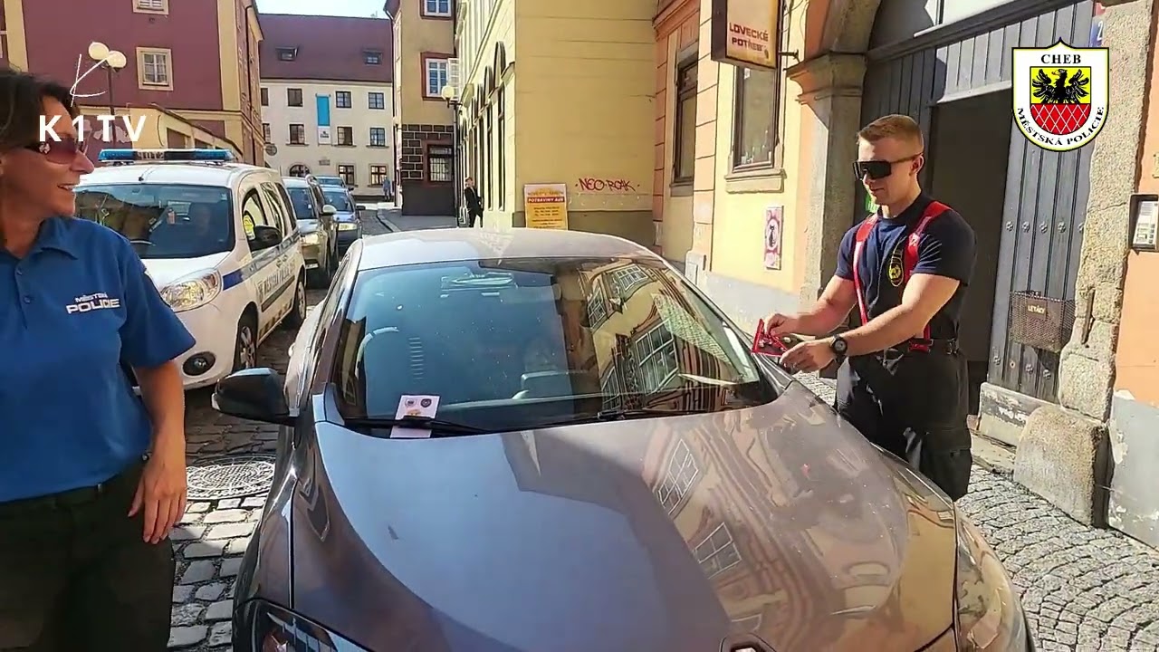 Dojeli by hasiči v Chebu včas ? Zkouška průjezdnosti ulic