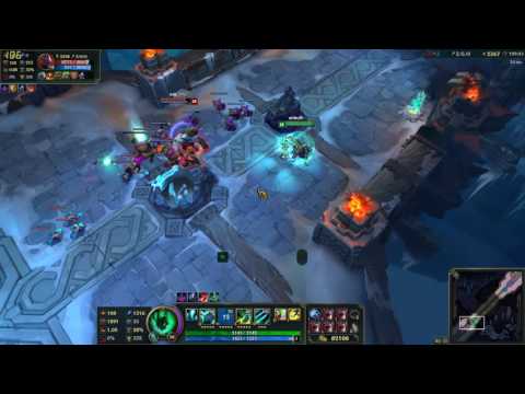 LOL- Thresh ~1800 souls (1891 armor = 95% dmg reduction) [old version]!!