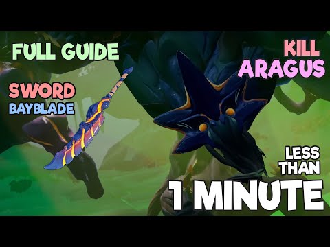 TERRA ESCALATION SWORD GUIDE ! KILL ARAGUS LESS THAN 1 MINUTE (55-sec) !!