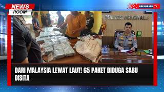 65 Paket Diduga Sabu Dari Malaysia Digagalkan Di Bengkalis