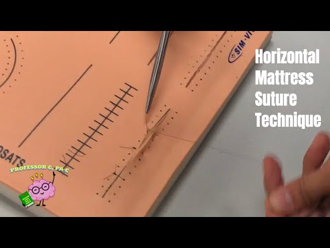 Horizontal Mattress Suture Technique