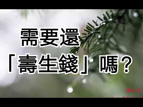 壽生錢對照表