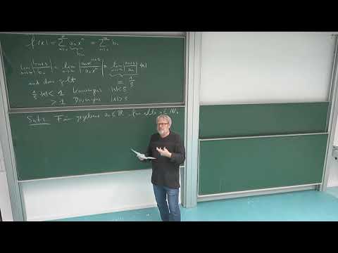 HMI 1: 10.6. Potenzreihen: allgemeines Konvergenzverhalten