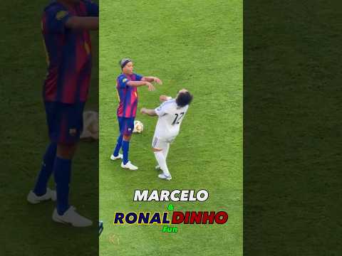 Marcelo & Ronaldinho’s Hilarious “Fight” 😂⚽ | Epic Fun & Football | Barcelona vs Madrid Legends