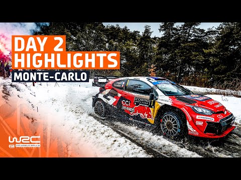 【WRC モンテカルロ2日目】ソルベルグが独走態勢を確立！トヨタが表彰台独占へ、勝田は悪夢のトラブルに耐える