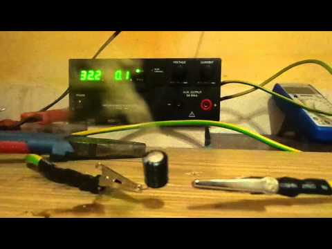 Kleiner Kondensator/Elko wird überladen