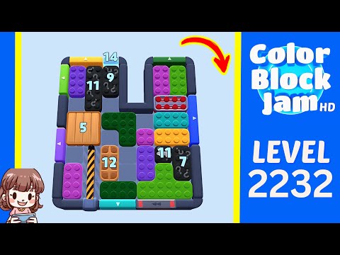 Color Block Jam Level 1325 (2232) Solution Walkthrough