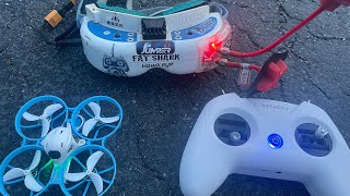 BETA FPV Meteor75 Pro FLIGHT VIDEO Brushless Whoop Quadcopter LiteRadio 2 SE ELRS V3 Radio TX