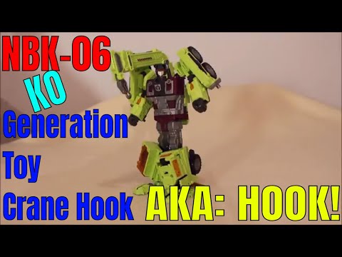 NBK-06 KO Generation Toy Crane Hook (3p Constructicon Hook) - GotBot True Review NUMBER 429