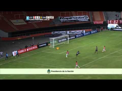 Caranta la sacó con los dedos. Estudiantes 0 - Central 0. Fecha 10. Primera División 2015. FPT