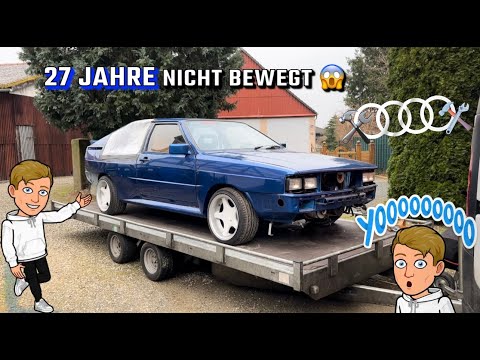 Audi Urquattro SCHEUNENFUND 😱 l Ein Umgebauter Audi Coupé Typ 81 nach langer Standzeit gekauft!!!