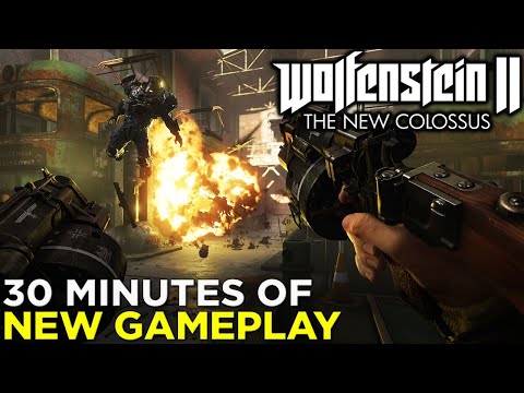 Wolfenstein II — 30 Minutes of NEW GAMEPLAY! Nazis in New Orleans