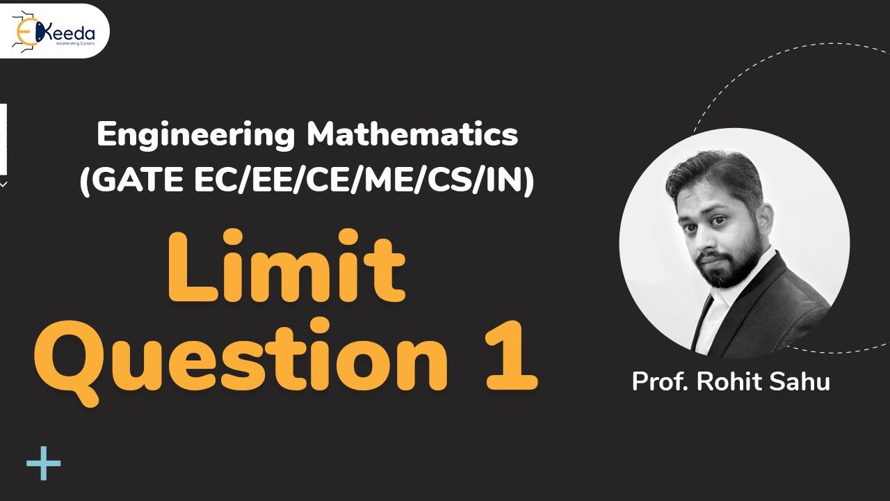 Cracking Calculus Limits QUESTION-1| Engineering Mathematics | GATE | COMPUTER ENGINEERING