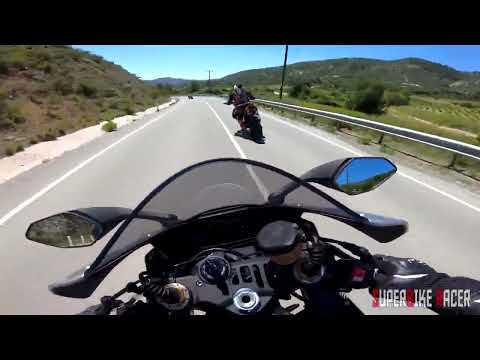 Superbikes on the way - yamaha r1 m vs aprilia rsv4 rf🥶