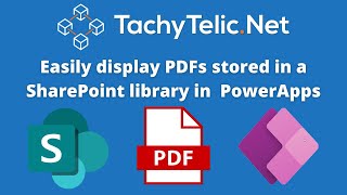 Super easy method to Display PDF Files Stored in SharePoint in Power Apps PDF Viewer