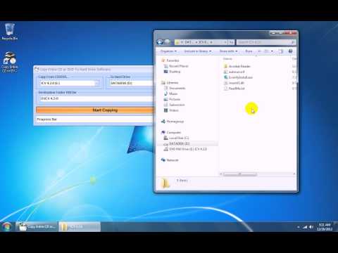 Copy Entire CD or DVD To Hard Drive Software