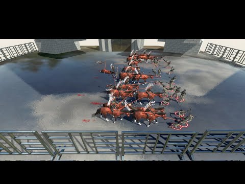 Tournament on ice . Ancient Vs Modern Humans .Animal Revolt Battle Simulator #Tournament #Games