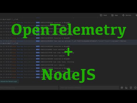 How to instrument NodeJS app with OpenTelemetry + Browse Traces & Debug app | Extended