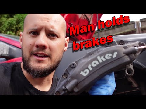 The Volvo gets Brembo 4 pot brakes! (From an Alfa!) Cheap brake upgrade DIY