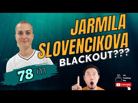 Freediving World Championship AIDA Depth Roatan 2022-Jarmila Slovencikova(CZE) 78m CWT #Equalization