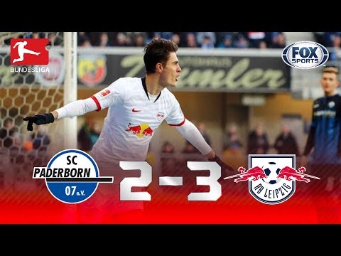 CHUVA DE GOLS! Melhores momentos de Paderborn 2 x 3 Leipzig pela Bundesliga