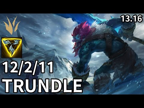 Trundle Jungle vs Taliyah - EUW Diamond  | Patch 13.16