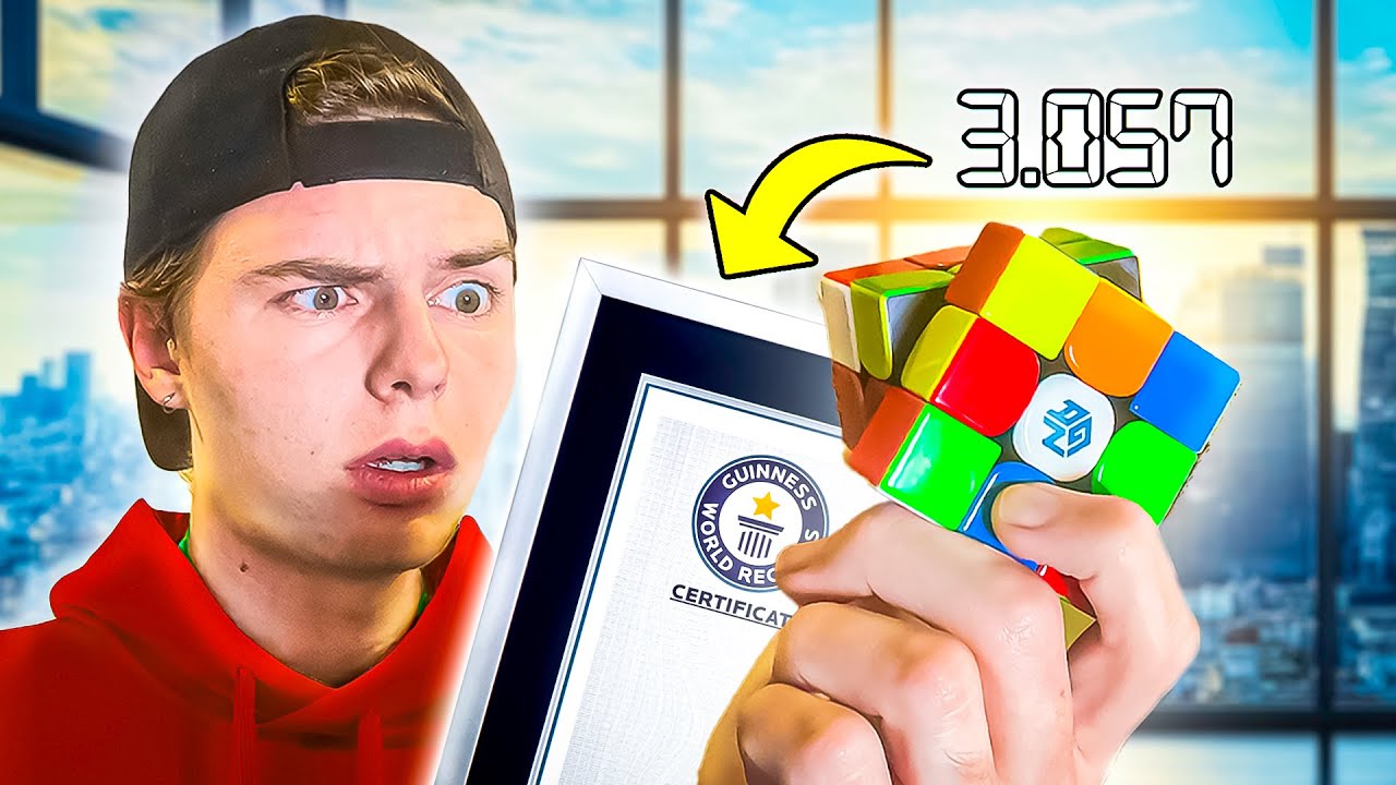 I Tried The WORLD RECORD Breaking Rubik's Cube... | Gan 15 New Black
