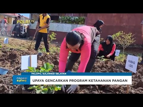 POLSEK WARA SELATAN GENCARKAN PROGRAM KETAHANAN PANGAN
