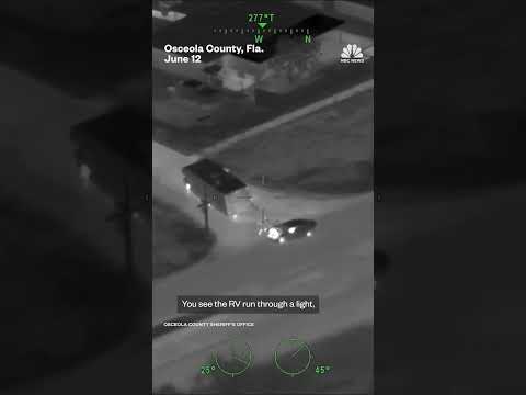 RV driver leads police on chase in Florida