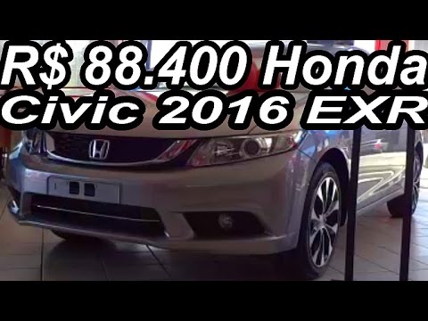 SHOWROOM R$ 88.400 Honda Civic 2016 EXR AT5 2.0 i-VTEC FlexOne 155 cv