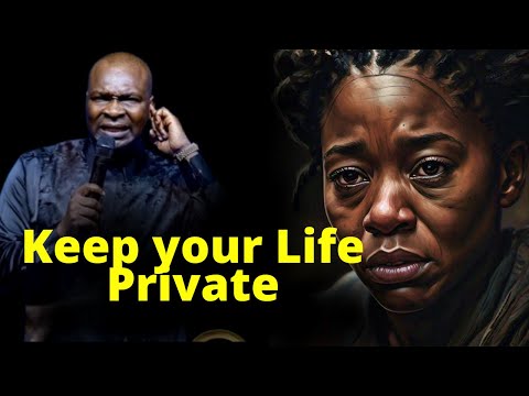 Learn to keep Secrets | Keep your Mouth Shut| APOSTLE JOSHUA SELMAN