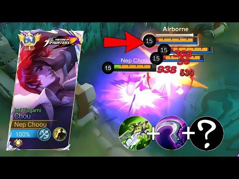 WTF INSANE DMG!! TOP GLOBAL CHOU 1HIT BUILD AND FULL ROTATION GAMEPLAY| MLBB