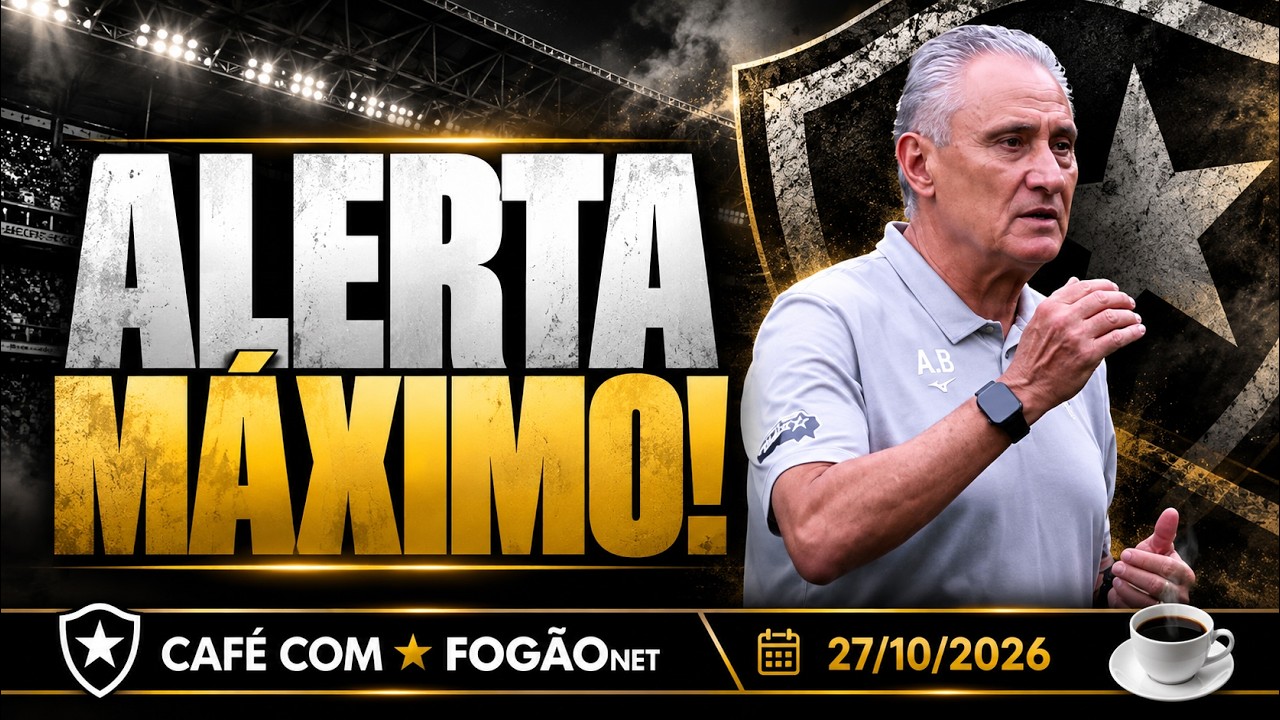 LIVE CAFÉ COM FOGÃONET | Botafogo vê distância para o Z-4 diminuir; clube estreará camisa IV no feminino