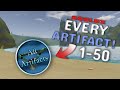 Finding *ALL ARTIFACTS* in Roblox Scuba Diving at Quill Lake (1-50)