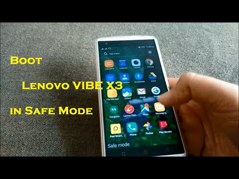 How to boot Lenovo Vibe X3 in Safe Mode