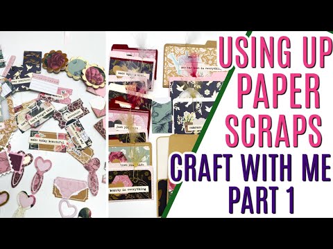 Using up Paper Scraps and Making Junk Journal Embellishments, Junk Journal Ephemera Using Scraps