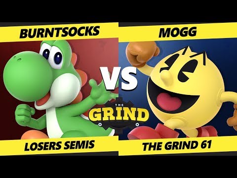 Smash Ultimate Tournament - burntsocks (Yoshi)  Vs. Mogg (Pac-Man) - The Grind 61 Losers Semis