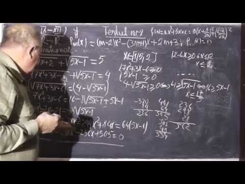 Lectia 289 - Continuam Lectia 288 - Functia de gradul 2 - Natura si semnul radacinilor