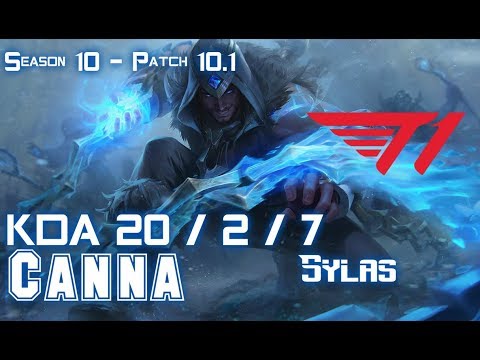 T1 Canna SYLAS vs SETT Top - Patch 10.1 KR Ranked