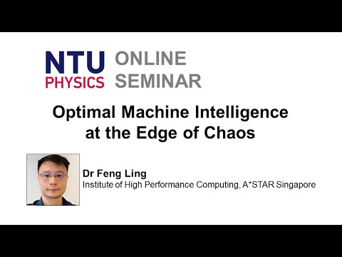Optimal Machine Intelligence at the Edge of Chaos