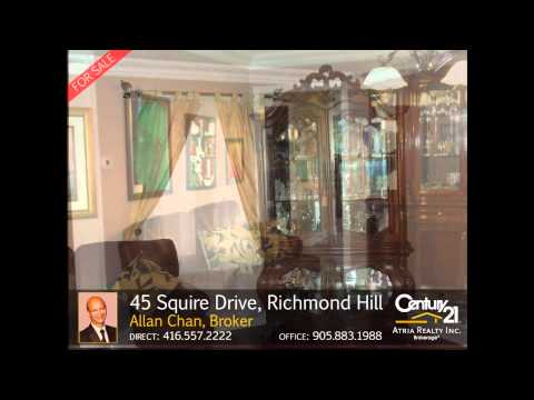45 Squire Drive, Richmond Hill - Home for Sale