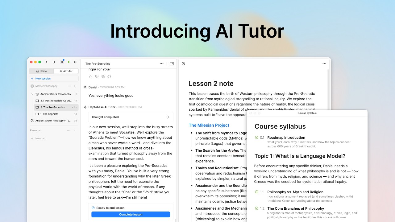 The Ultimate AI Tutor You Wish You Had: Heptabase video thumbnail